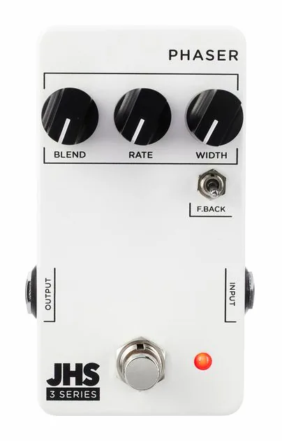 JHS Pedals 3 Series Phaser, connettori sul retro dell'unita