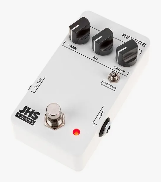 JHS Pedals 3 Series Reverb, led e interruttore a pedale