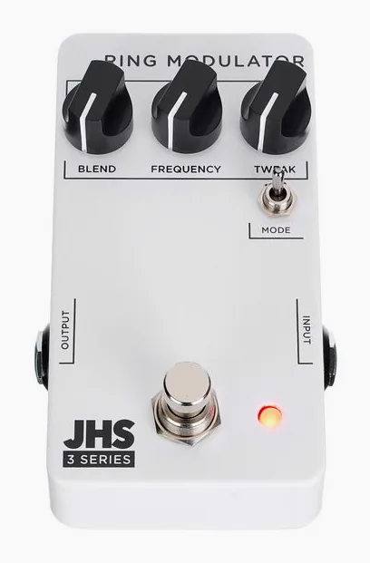 JHS Pedals 3 Series Ring Modulator, manopole viste dall'alto