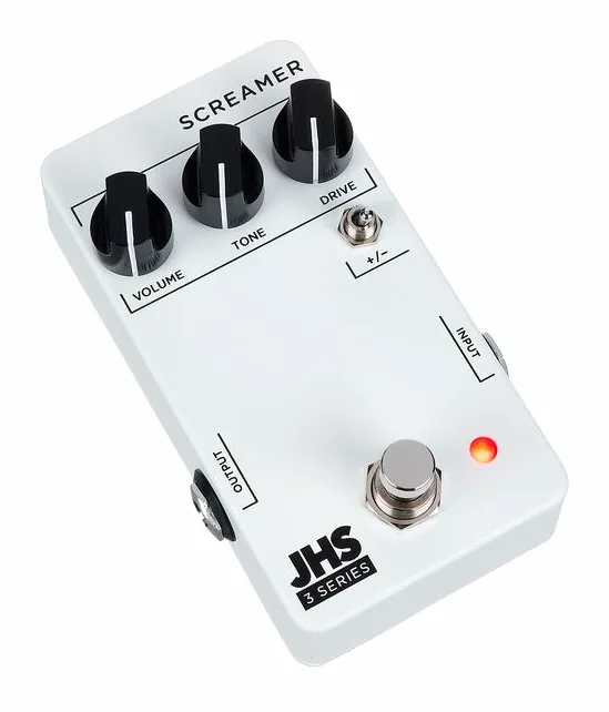 JHS Pedals 3 Series Screamer - Overdrive, footswitch in primo piano