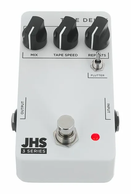 JHS Pedals 3 Series Tape Delay, manopole viste dall'alto