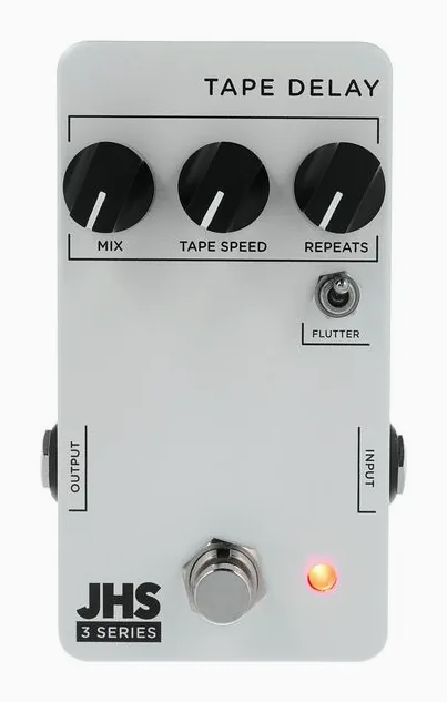 JHS Pedals 3 Series Tape Delay, manopole viste dall'alto