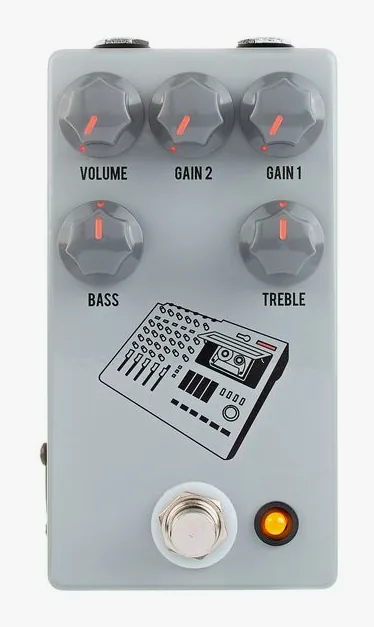 JHS Pedals 424 Gain Stage, footswitch in primo piano