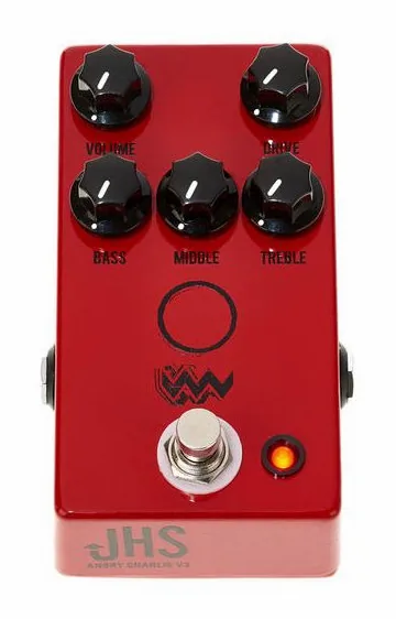 JHS Pedals Angry Charlie V3, led e interruttore a pedale