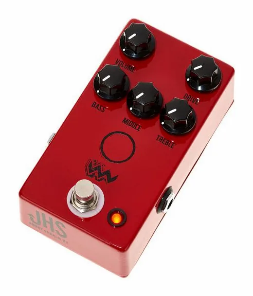 JHS Pedals Angry Charlie V3 fotografato frontalmente