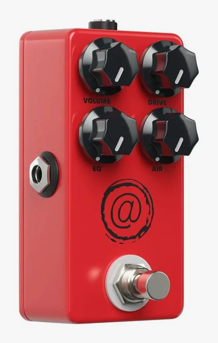 JHS Pedals AT Mini Andy Timmons Overdrive, connettori sul retro dell'unita