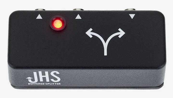 JHS Pedals Buffered Splitter, led e interruttore a pedale