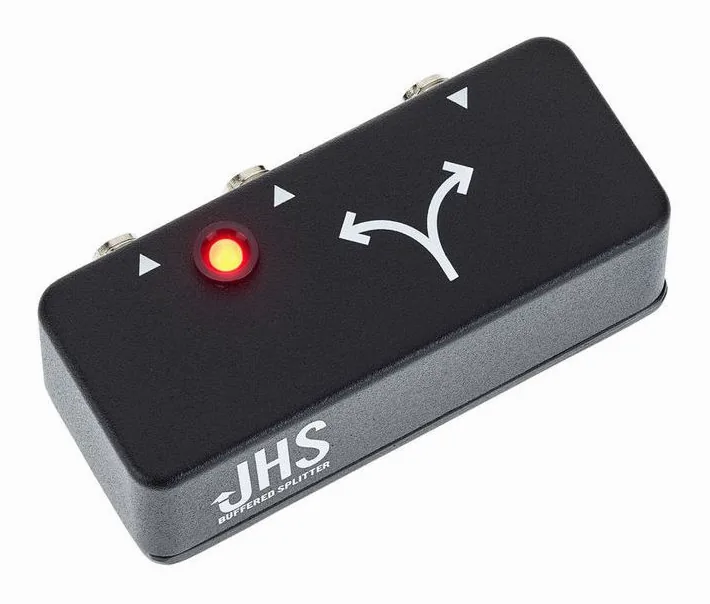 JHS Pedals Buffered Splitter, connettori sul retro dell'unita