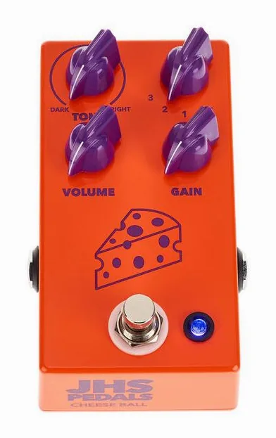 JHS Pedals Cheese Ball - Fuzz Distortion, led e interruttore a pedale