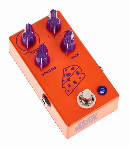JHS Pedals Cheese Ball - Fuzz Distortion, ingressi e uscite laterali