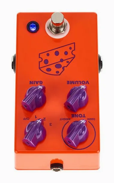 JHS Pedals Cheese Ball - Fuzz Distortion, manopole viste dall'alto