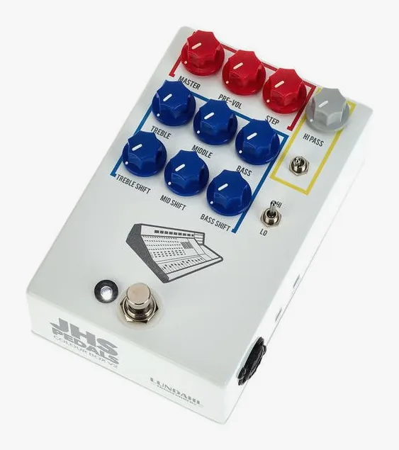JHS Pedals Colour Box V2 Preamp / EQ, connettori sul retro dell'unita