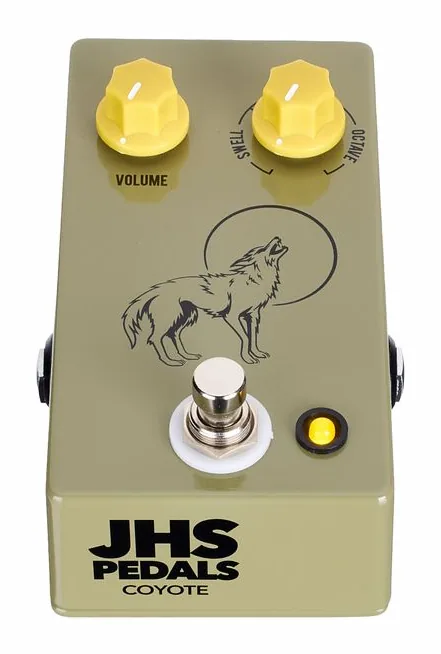 JHS Pedals Coyote - Octave Fuzz, grafica del pannello superiore