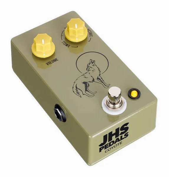 JHS Pedals Coyote - Octave Fuzz, connettori sul retro dell'unita