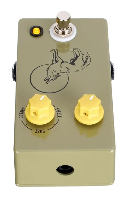 JHS Pedals Coyote - Octave Fuzz, ingressi e uscite laterali