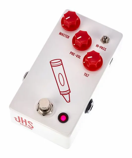 JHS Pedals Crayon visto di fronte