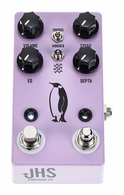 JHS Pedals Emperor V2, grafica del pannello superiore