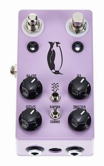 JHS Pedals Emperor V2, grafica del pannello superiore