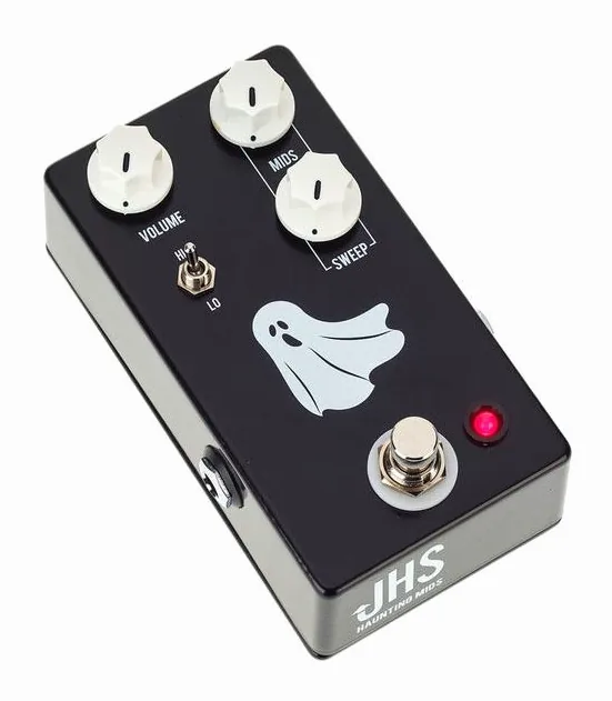 JHS Pedals Haunting Mids - Parametric EQ, connettori sul retro dell'unita