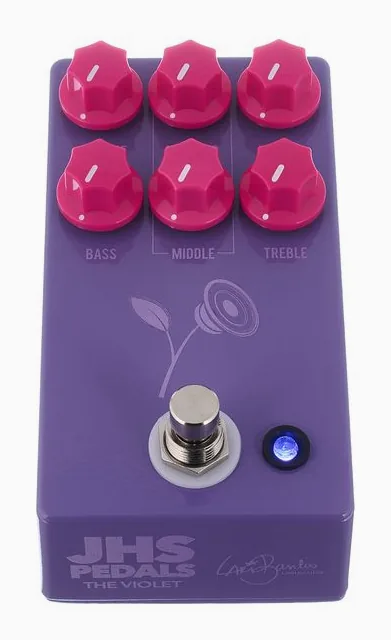 JHS Pedals Lari Basilio Overdrive, grafica del pannello superiore