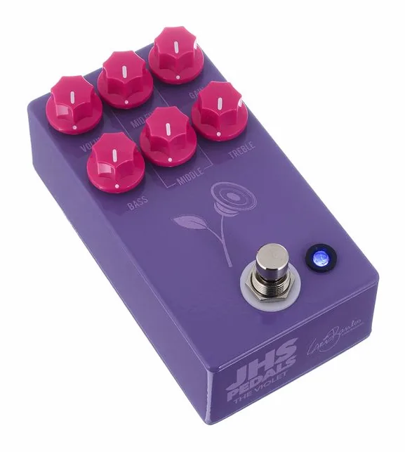 JHS Pedals Lari Basilio Overdrive, grafica del pannello superiore