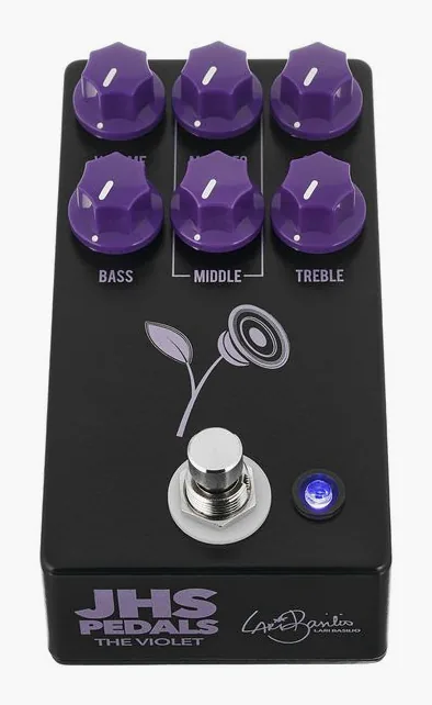 JHS Pedals Lari Basilio Overdrive VL / BL, led e interruttore a pedale