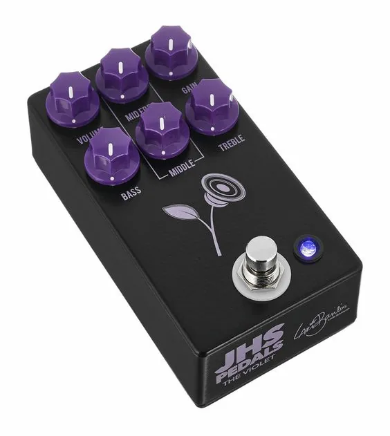 JHS Pedals Lari Basilio Overdrive VL / BL, manopole viste dall'alto