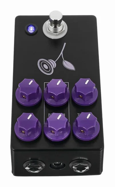 JHS Pedals Lari Basilio Overdrive VL / BL, manopole viste dall'alto