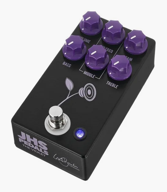 JHS Pedals Lari Basilio Overdrive VL / BL fotografato frontalmente