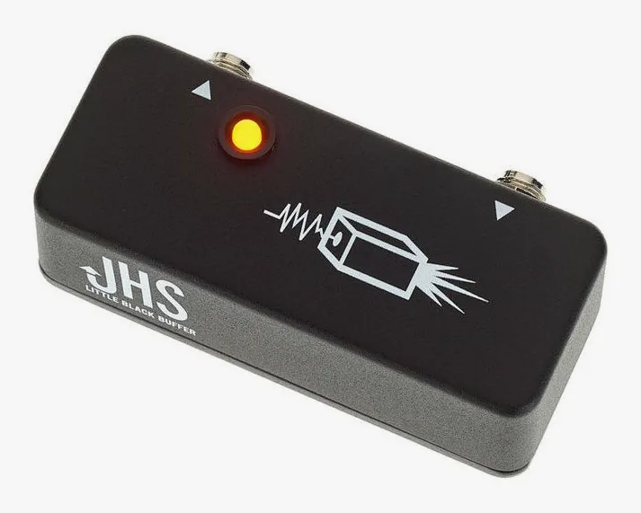 JHS Pedals Little Black Buffer, led e interruttore a pedale