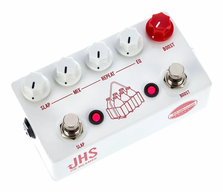 JHS Pedals Milkman Delay Boost, ingressi e uscite laterali