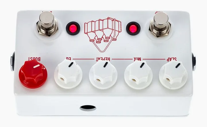 JHS Pedals Milkman Delay Boost, ingressi e uscite laterali