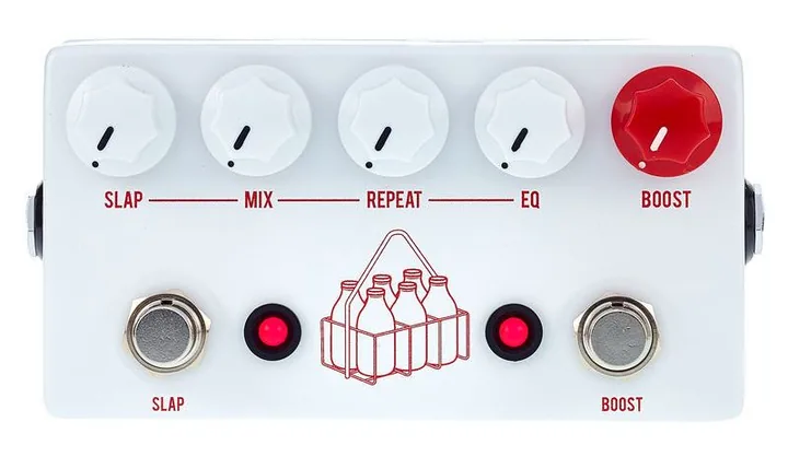 JHS Pedals Milkman Delay Boost, ingressi e uscite laterali