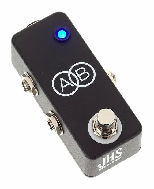 JHS Pedals Mini A/B Box, led e interruttore a pedale