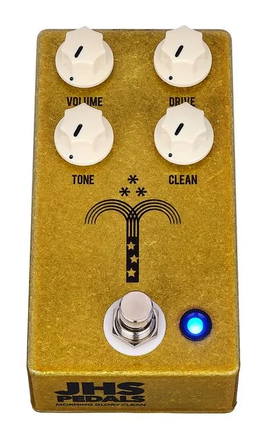 JHS Pedals Morning Glory Clean Overdrive, manopole viste dall'alto