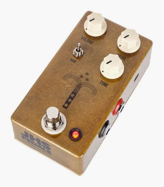 JHS Pedals Morning Glory V4 inquadrato di fronte su sfondo neutro