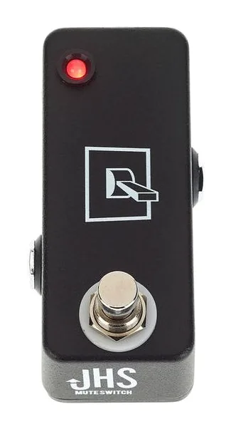 JHS Pedals Mute Switch, connettori sul retro dell'unita