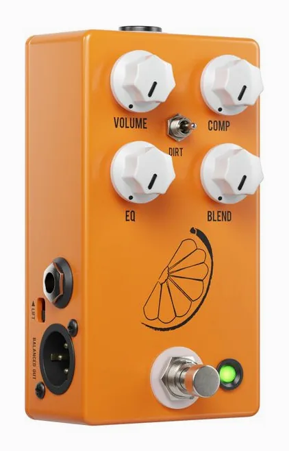 JHS Pedals Pulp'n Peel V4, connettori sul retro dell'unita
