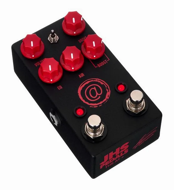 JHS Pedals The AT Andy Timmons Black, connettori sul retro dell'unita