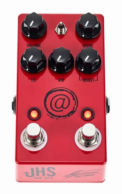 JHS Pedals The AT+, ingressi e uscite laterali