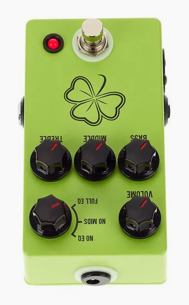 JHS Pedals The Clover Preamp, retro con le prese di collegamento