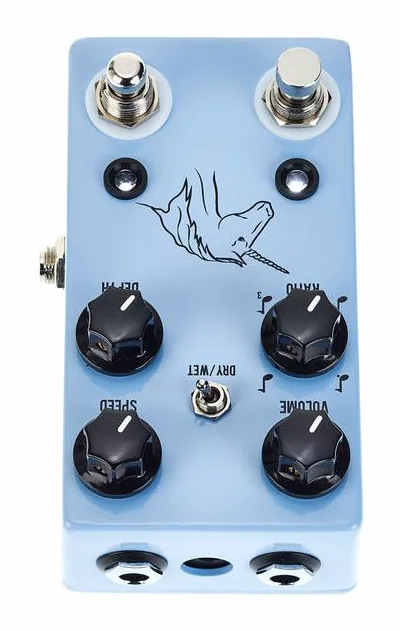 JHS Pedals Unicorn V2, grafica del pannello superiore