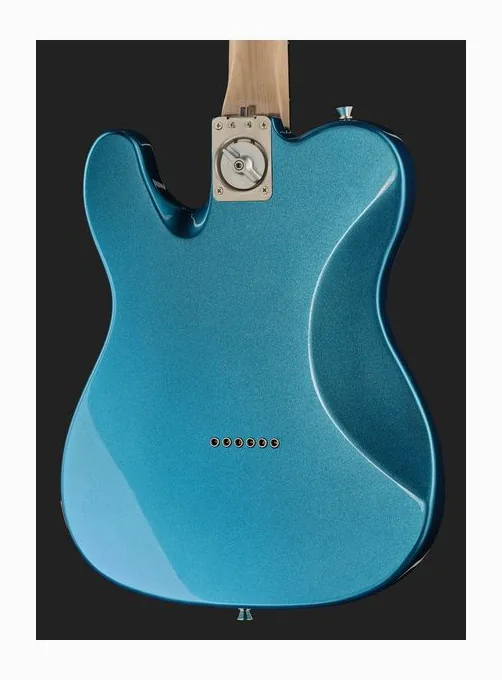Journey Instruments OT990BL Travel T-Style Blue, manico e tastiera visti di lato