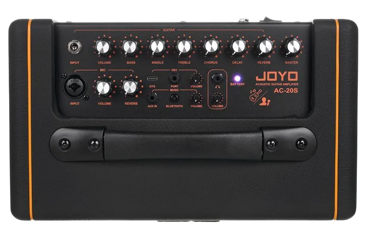 Joyo AC-20S, vista dall'alto della testata