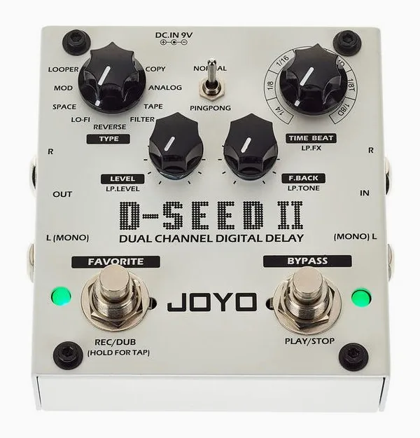 Joyo D-SEED II, manopole viste dall'alto