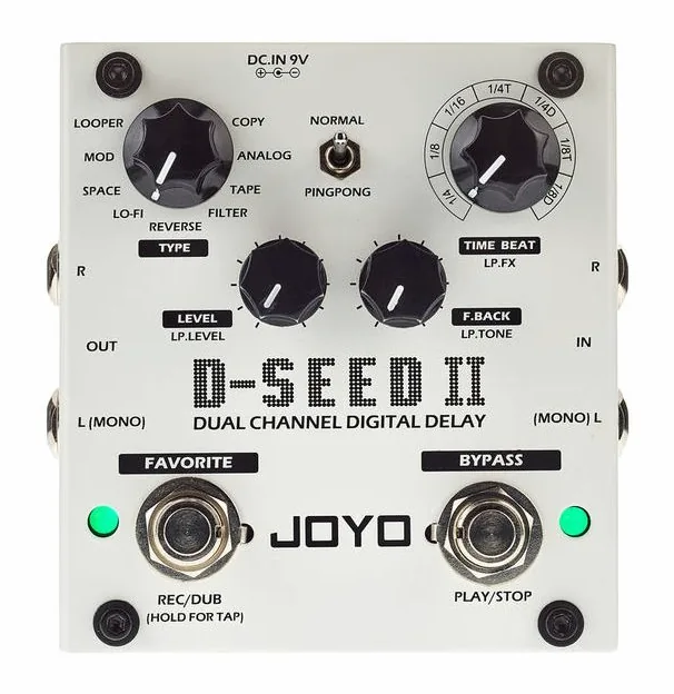 Joyo D-SEED II, grafica del pannello superiore
