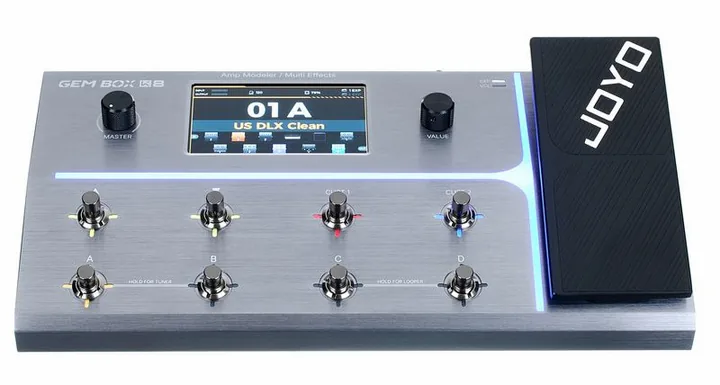 Joyo Gem Box K8, pannello dei controlli in primo piano