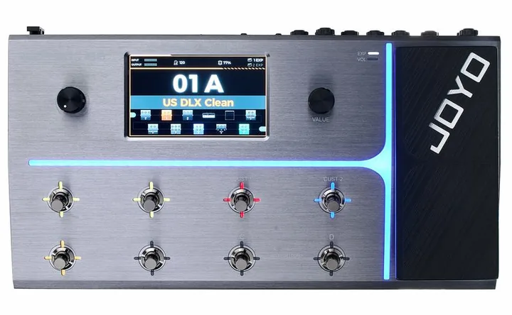 Joyo Gem Box K8, retro con le prese di collegamento