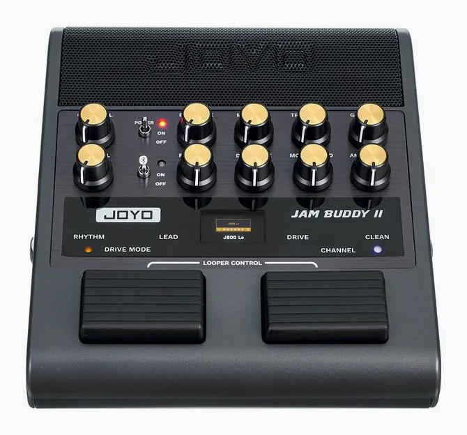 Joyo Jam Buddy II Black, manopole e selettore dei canali