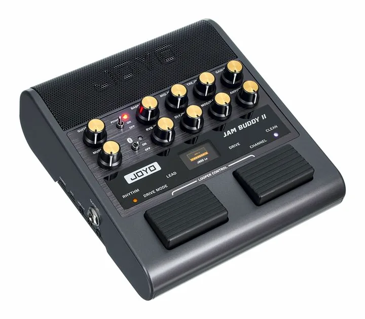 Joyo Jam Buddy II Black, pannello dei controlli in primo piano